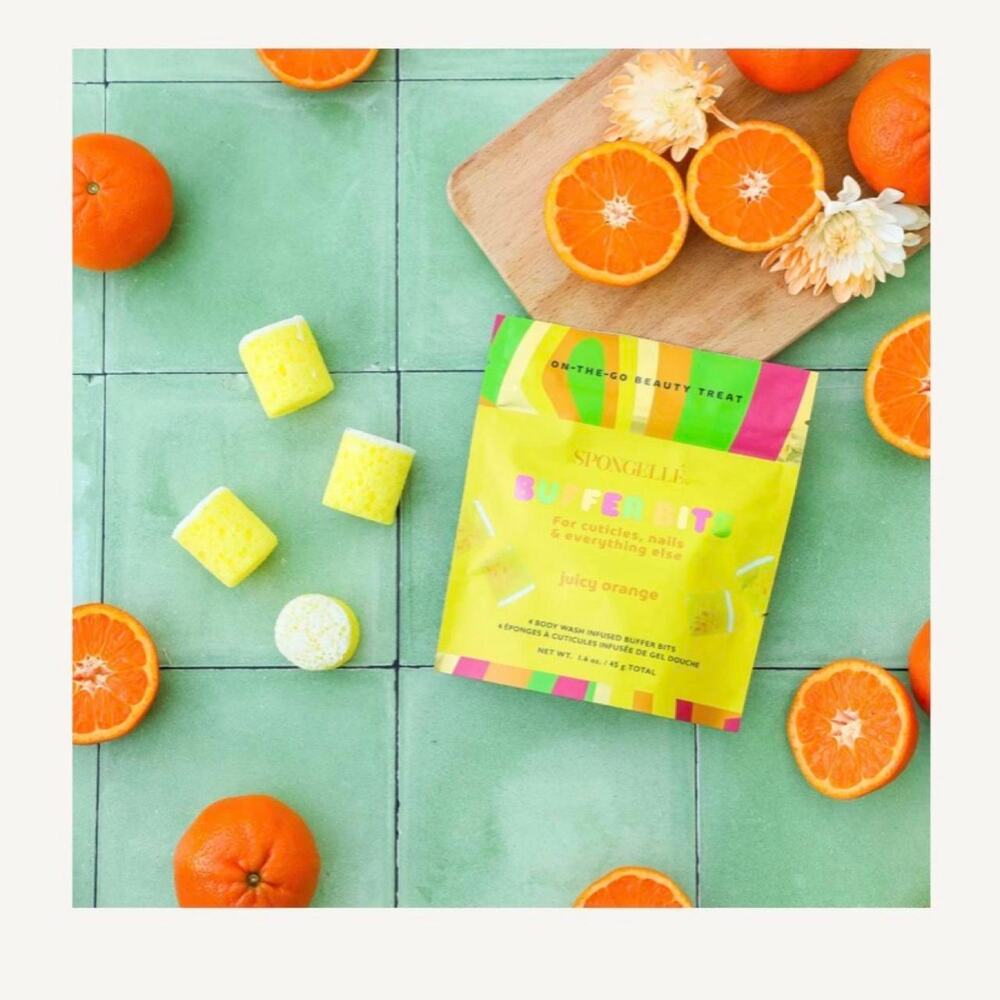 Spongelle Juicy Orange body wash infused buffer bits
